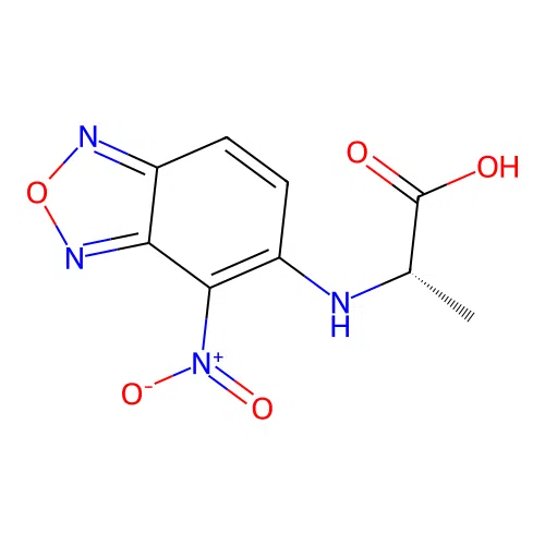 N-(4-nitro-2,1,3-benzoxadiazol-5-yl)-L-alanine structure