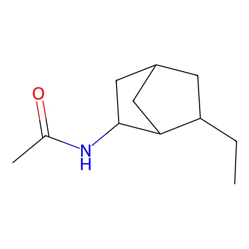 N-(5-ethyl-3-bicyclo[2.2.1]heptanyl)acetamide structure