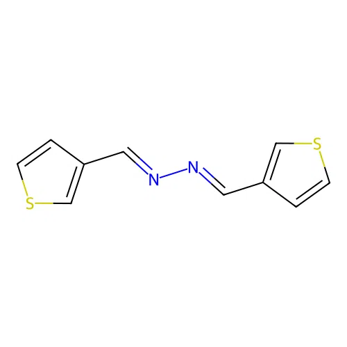 Thiophene-3-carbaldehyde (thien-3-ylmethylene)hydrazone structure
