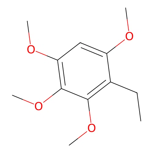 2-Ethyl-1,3,4,5-tetramethoxybenzene structure