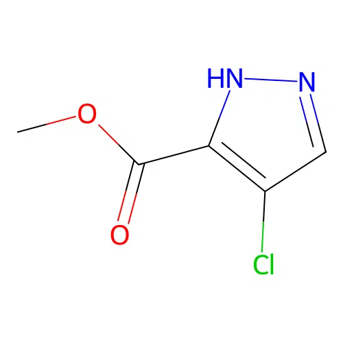 Methyl 4-Chloro-1H-pyrazole-3-carboxylate structure
