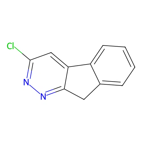 9H-Indeno(2,1-c)pyridazine, 3-chloro- structure
