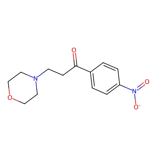 3-Morpholin-4-yl-1-(4-nitrophenyl)propan-1-one structure