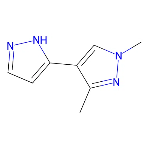 1',3'-dimethyl-1H,1'H-3,4'-bipyrazole structure