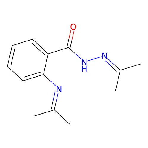 N'-(propan-2-ylidene)-2-(propan-2-ylideneamino)benzohydrazide structure