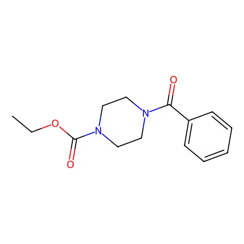 Ethyl 4-benzoylpiperazine-1-carboxylate structure