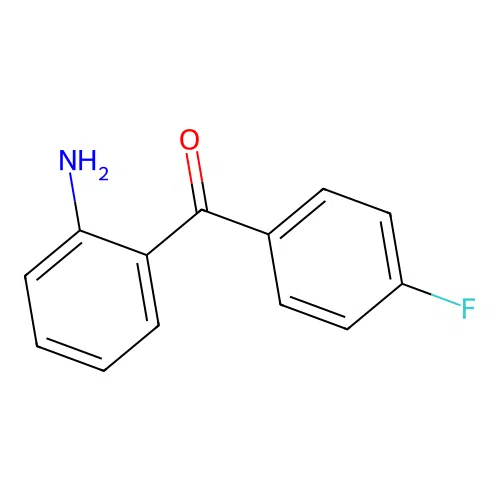 2-Amino-4'-fluorobenzophenone structure