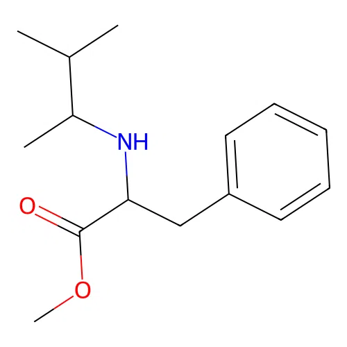 Methyl 2-[(1,2-dimethylpropyl)amino]-3-phenylpropanoate structure