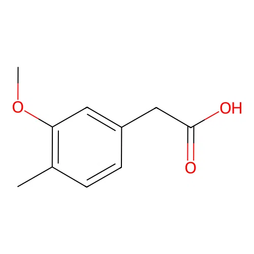 2-(3-Methoxy-4-methylphenyl)acetic acid structure