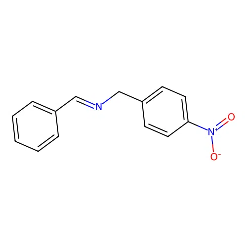 N-[(4-nitrophenyl)methyl]-1-phenylmethanimine structure