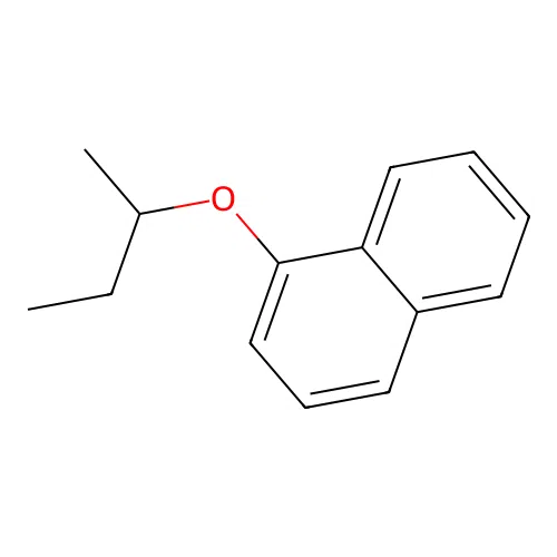 Sec-butyl 1-naphthyl ether structure