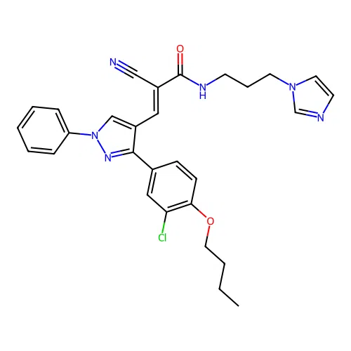 C29H29ClN6O2 structure