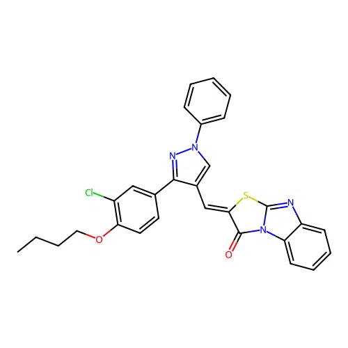 C29H23ClN4O2S structure