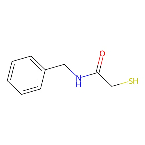 N-benzyl-2-sulfanylacetamide structure