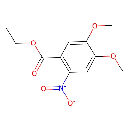Ethyl 4,5-dimethoxy-2-nitrobenzoate structure
