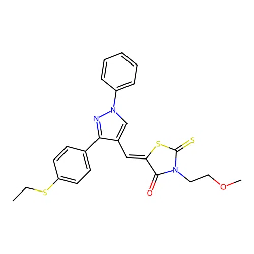 C24H23N3O2S3 structure