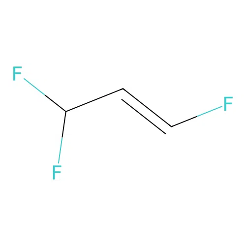 1,3,3-Trifluoro-1-propene structure