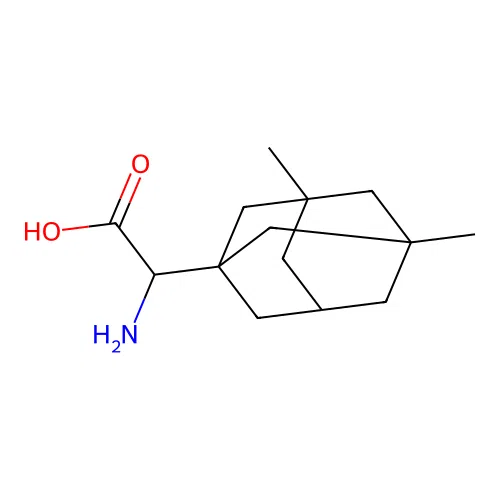 2-Amino-2-(3,5-dimethyl-1-adamantyl)acetic acid structure
