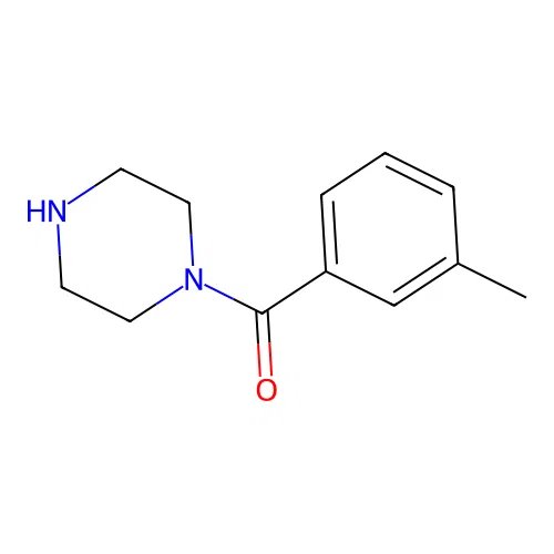 (3-Methylphenyl)(piperazin-1-yl)methanone structure