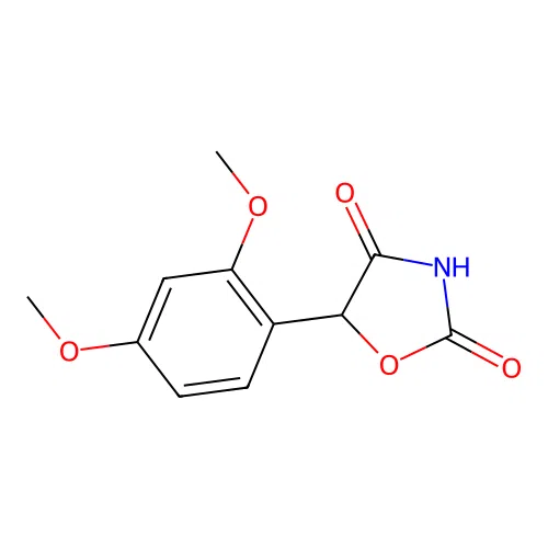5-(2,4-Dimethoxyphenyl)-1,3-oxazolidine-2,4-dione structure