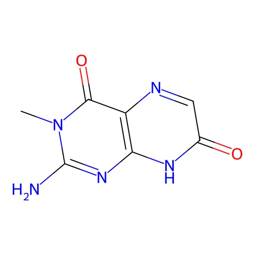 2-amino-3-methyl-8H-pteridine-4,7-dione structure