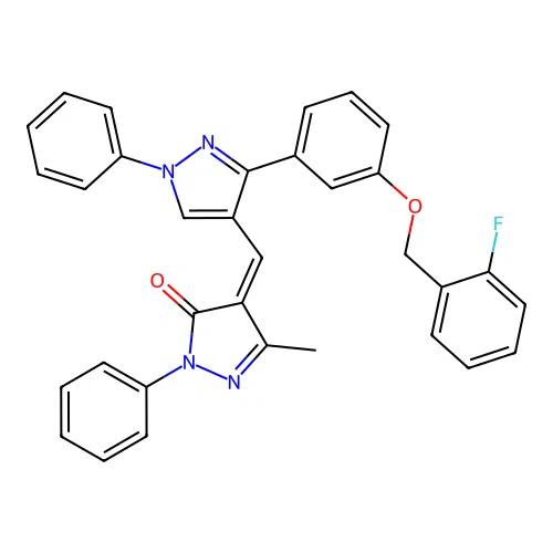 C33H25FN4O2 structure