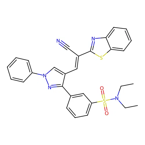 C29H25N5O2S2 structure