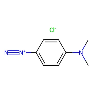 Benzenediazonium, 4-(dimethylamino)-, chloride (1:1) structure