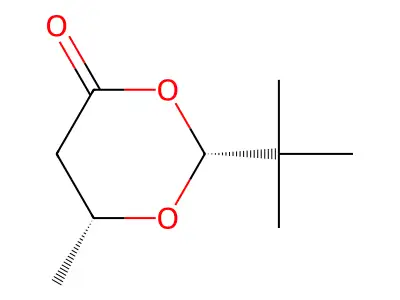 2-tert-Butyl-6-methyl-1,3-dioxan-4-one structure