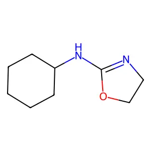 Cyclohexylamine, N-(2-oxazolin-2-yl)- structure