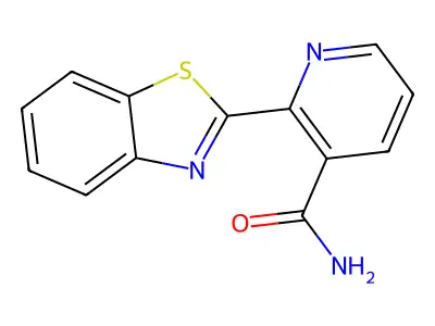 2-(1,3-Benzothiazol-2-yl)pyridine-3-carboxamide structure