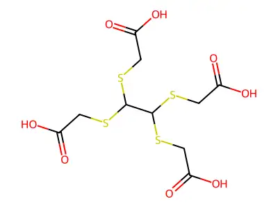 2,2',2'',2'''-(1,2-Ethanediylidenetetrakis(thio))tetraacetic acid structure