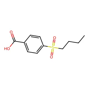 4-(Butane-1-sulfonyl)benzoic acid structure