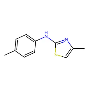 (4-Methyl-thiazol-2-yl)-p-tolyl-amine structure