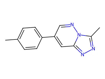 1,2,4-Triazolo(4,3-b)pyridazine, 3-methyl-7-(4-methylphenyl)- structure