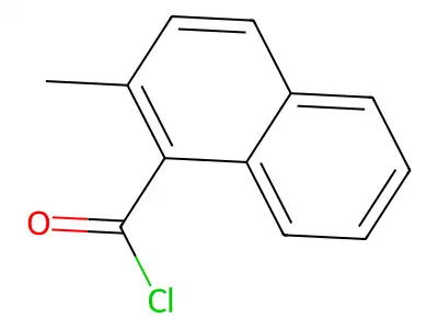 2-Methylnaphthalene-1-carbonyl chloride structure