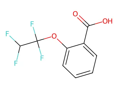 2-(2H-Perfluoroethoxy)benzoic acid structure