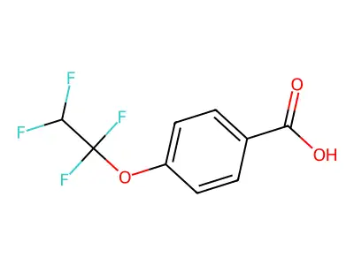 4-(1,1,2,2-Tetrafluoroethoxy)benzoic acid structure