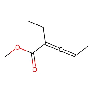 Methyl 2-ethylpenta-2,3-dienoate structure