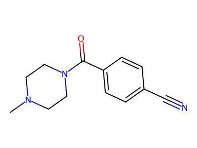 4-(4-Methylpiperazine-1-carbonyl)benzonitrile structure