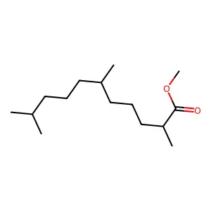 Methyl 2,6,10-trimethylundecanoate structure