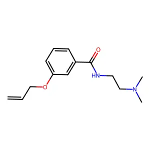 3-(allyloxy)-N-[2-(dimethylamino)ethyl]benzamide structure