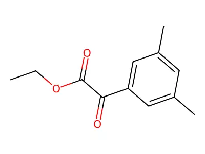 Ethyl 3,5-dimethylbenzoylformate structure