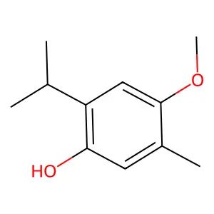 2-Isopropyl-4-methoxy-5-methyl-phenol structure