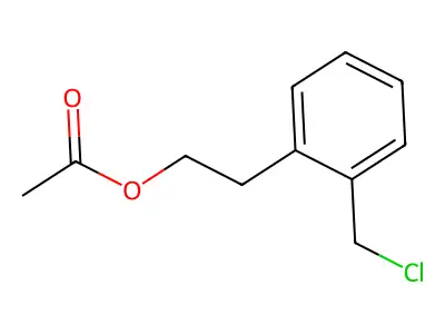 2-(Chloromethyl)phenethyl acetate structure