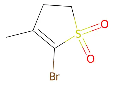 5-Bromo-4-methyl-2,3-dihydrothiophene 1,1-dioxide structure