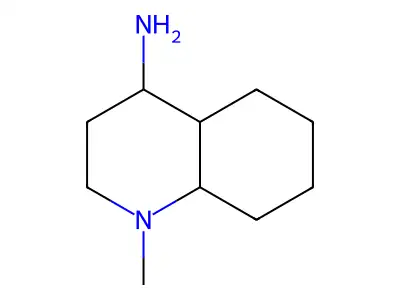 5-Methyl-5-azabicyclo[4.4.0]dec-2-ylamine structure