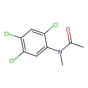 Acetanilide, N-methyl-2',4',5'-trichloro- structure