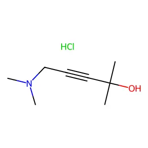 5-(Dimethylamino)-2-methylpent-3-yn-2-ol hydrochloride structure