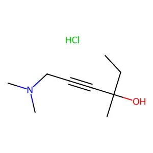 6-(Dimethylamino)-3-methylhex-4-yn-3-ol hydrochloride structure